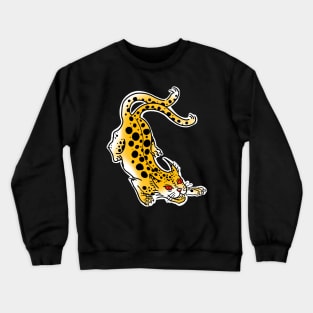 Nekomata cat tattoo art style Crewneck Sweatshirt